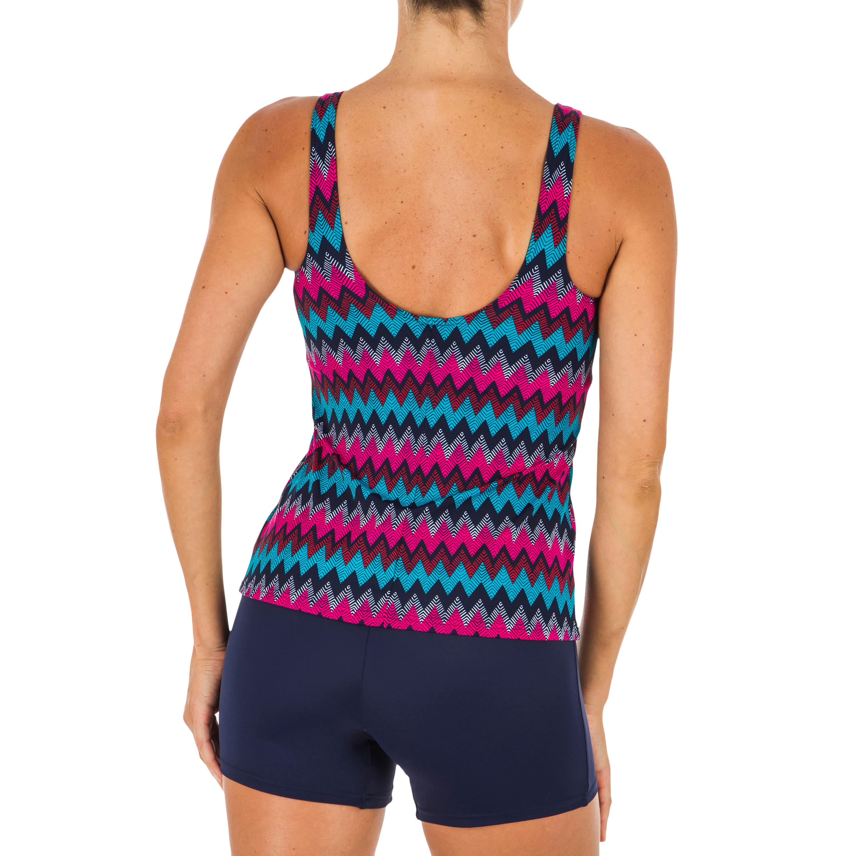 Traje de Baño Natación Heva Tankini All Cheve Mujer Azul - Decathlon