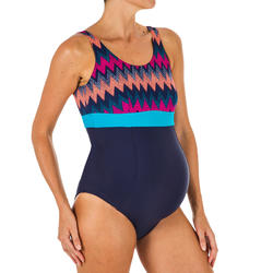Bañador Natación Romane Mujer All Cheve Azul Marino Una Pieza Futuras Mamás