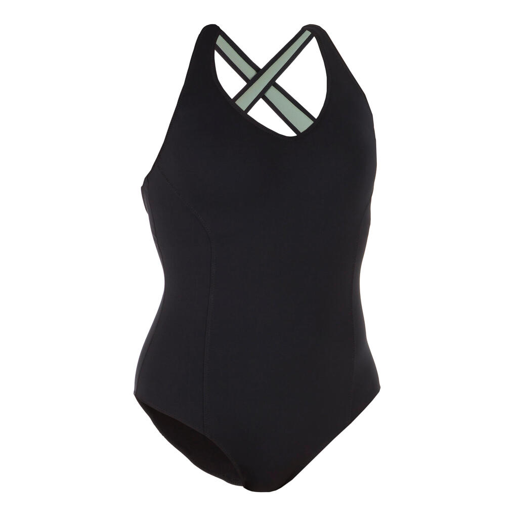 Women 1-piece swimsuit - Pearl Black