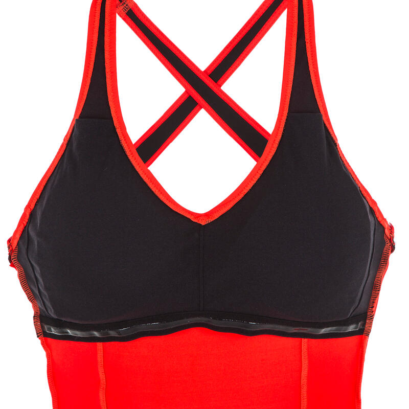 Купальник слитный женский Pearl Decathlon 310802