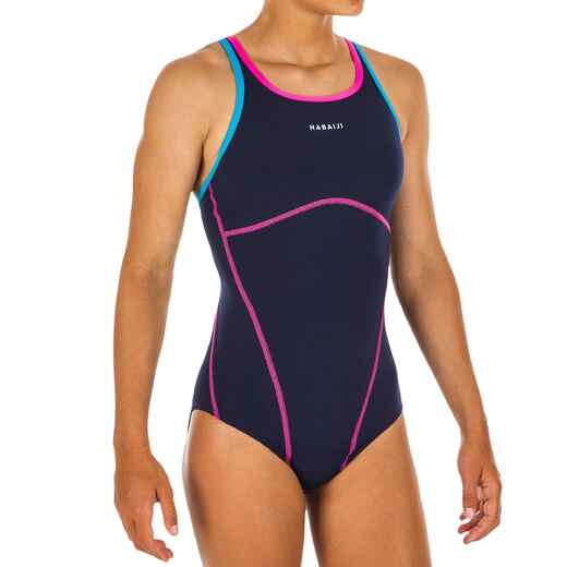 
      Girls' one-piece swimsuit  Kamiye - Blue
  