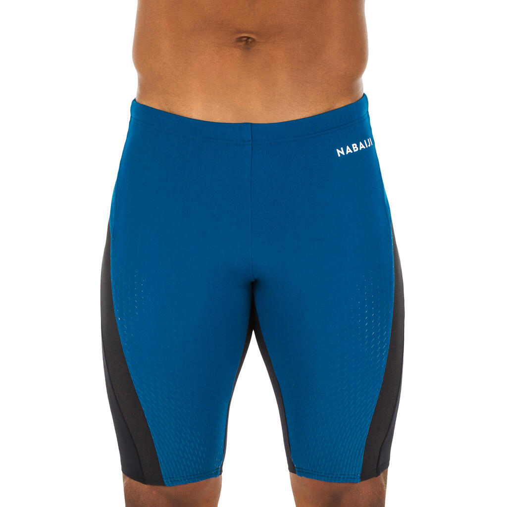 MEN'S SWIMMING JAMMER FIT - BLUE / BLACK