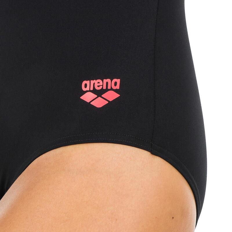 Fato de banho de Natação Arena Swim Pro Back Mulher Preto Vermelho