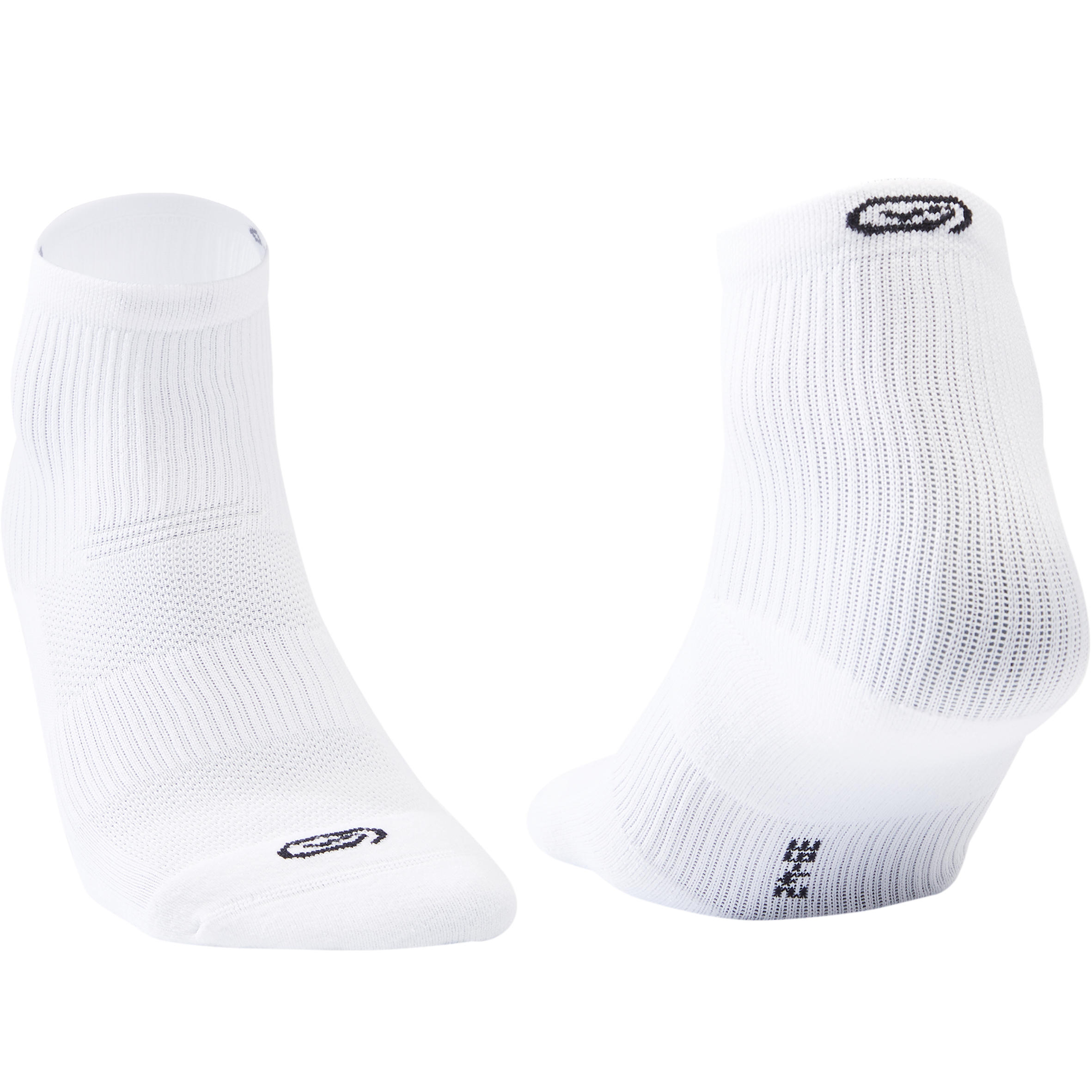 

Mid-Height Comfort Running Socks 2-pack - White