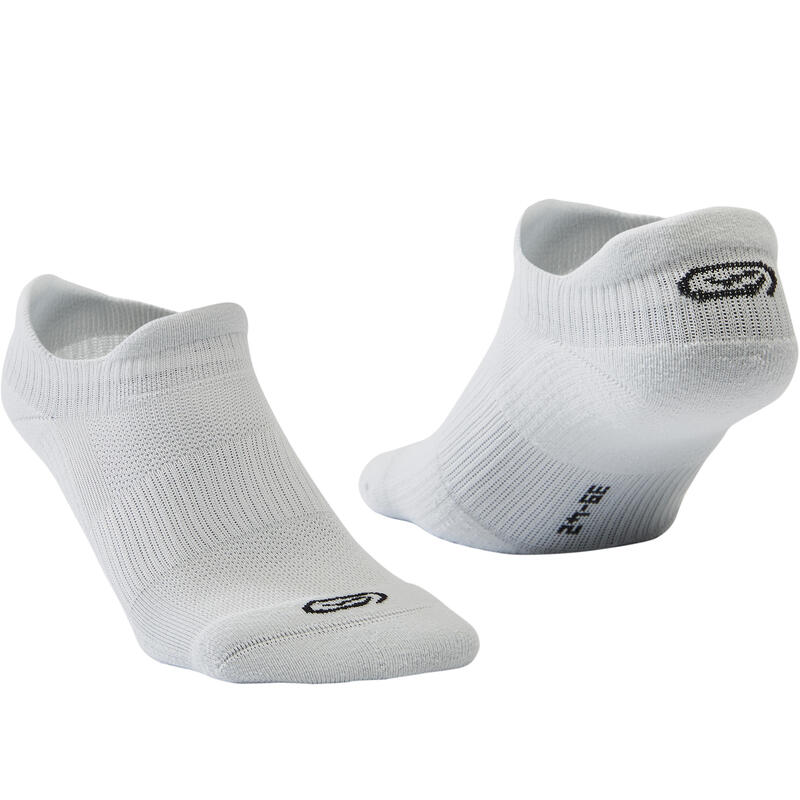 INVISIBLE COMFORT RUNNING SOCKS X2 - GREY