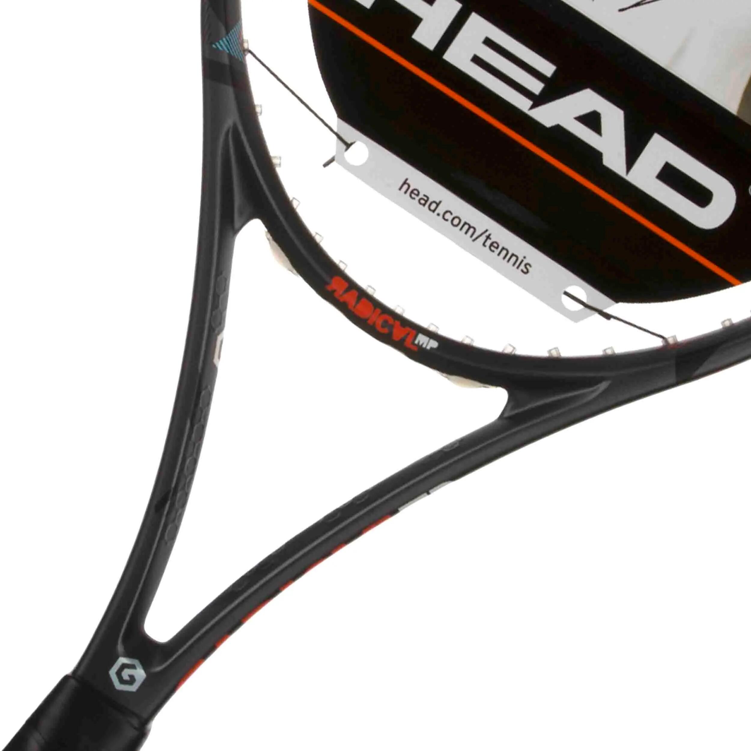 Radical MP Adult Tennis Racket - Orange / Black 8/10