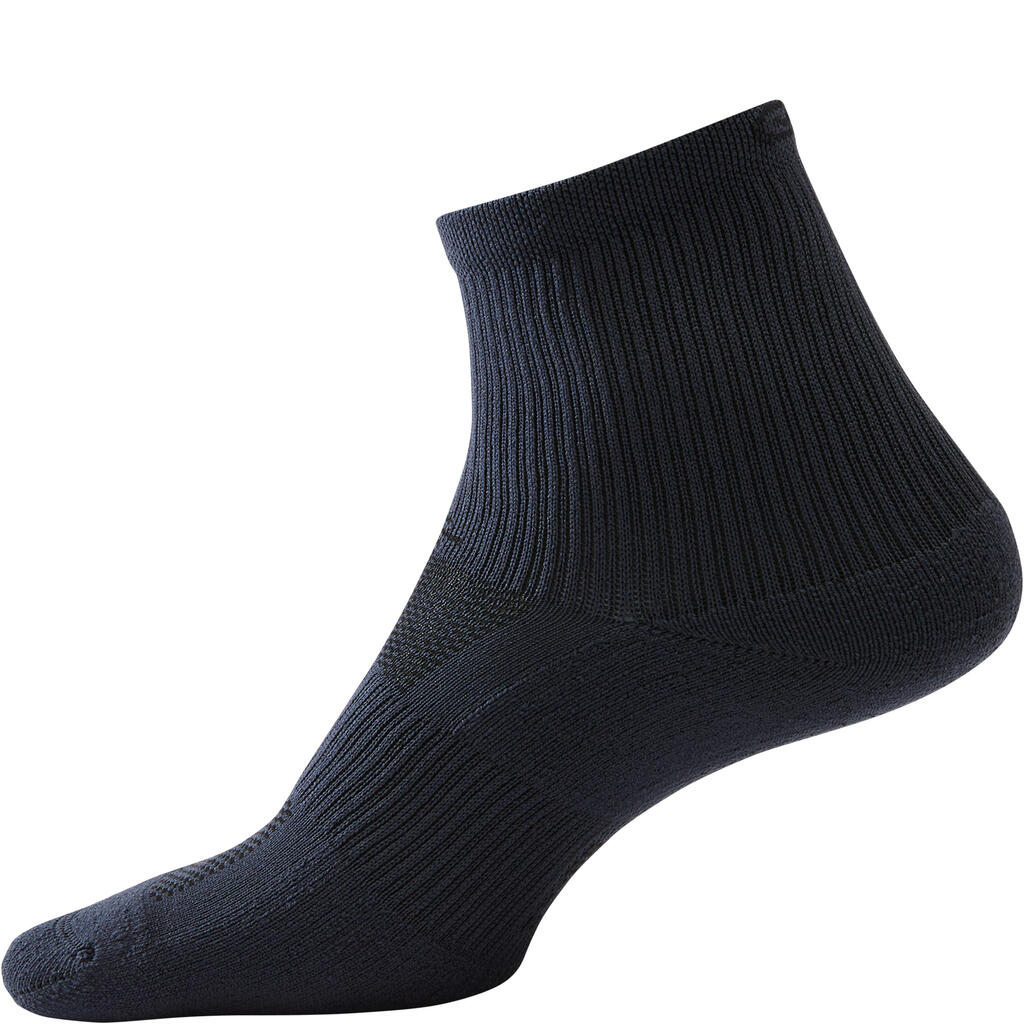 CHAUSSETTES DE RUNNING RUN500 MI-HAUTEURS X2