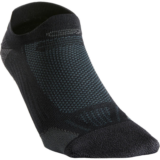 KIPRUN INVISIBLE THIN RUNNING SOCKS BLACK