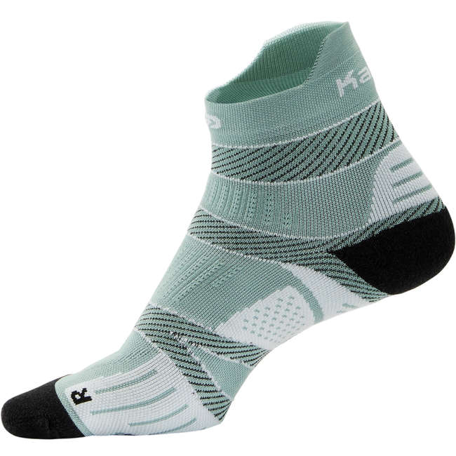 KIPRUN STRAP THIN RUNNING SOCKS GREY Decathlon