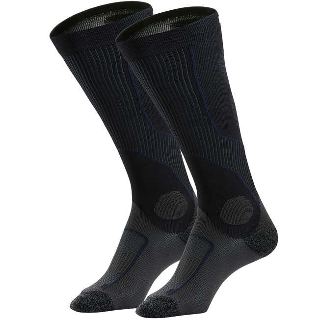 KIPRUN COMPRESSION RUNNING SOCKS - BLACK | Decathlon