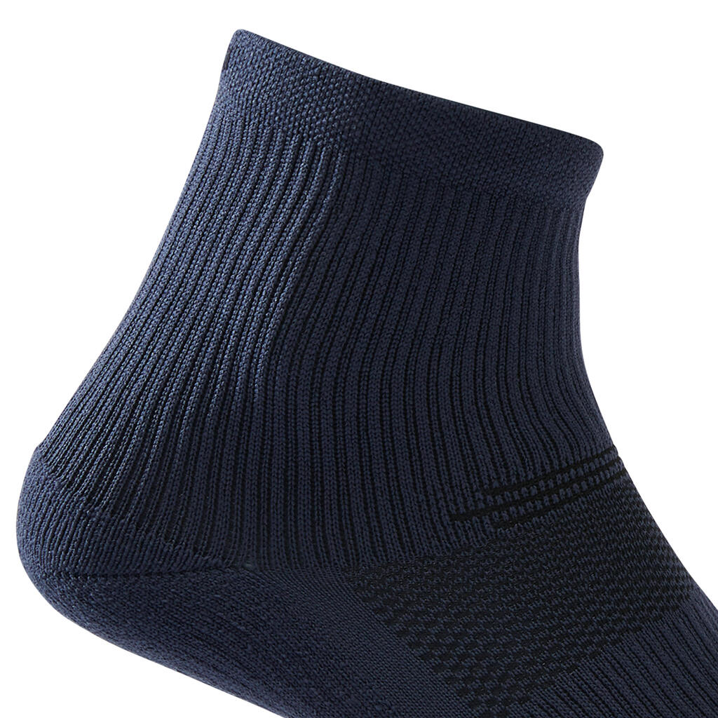CHAUSSETTES DE RUNNING RUN500 MI-HAUTEURS X2