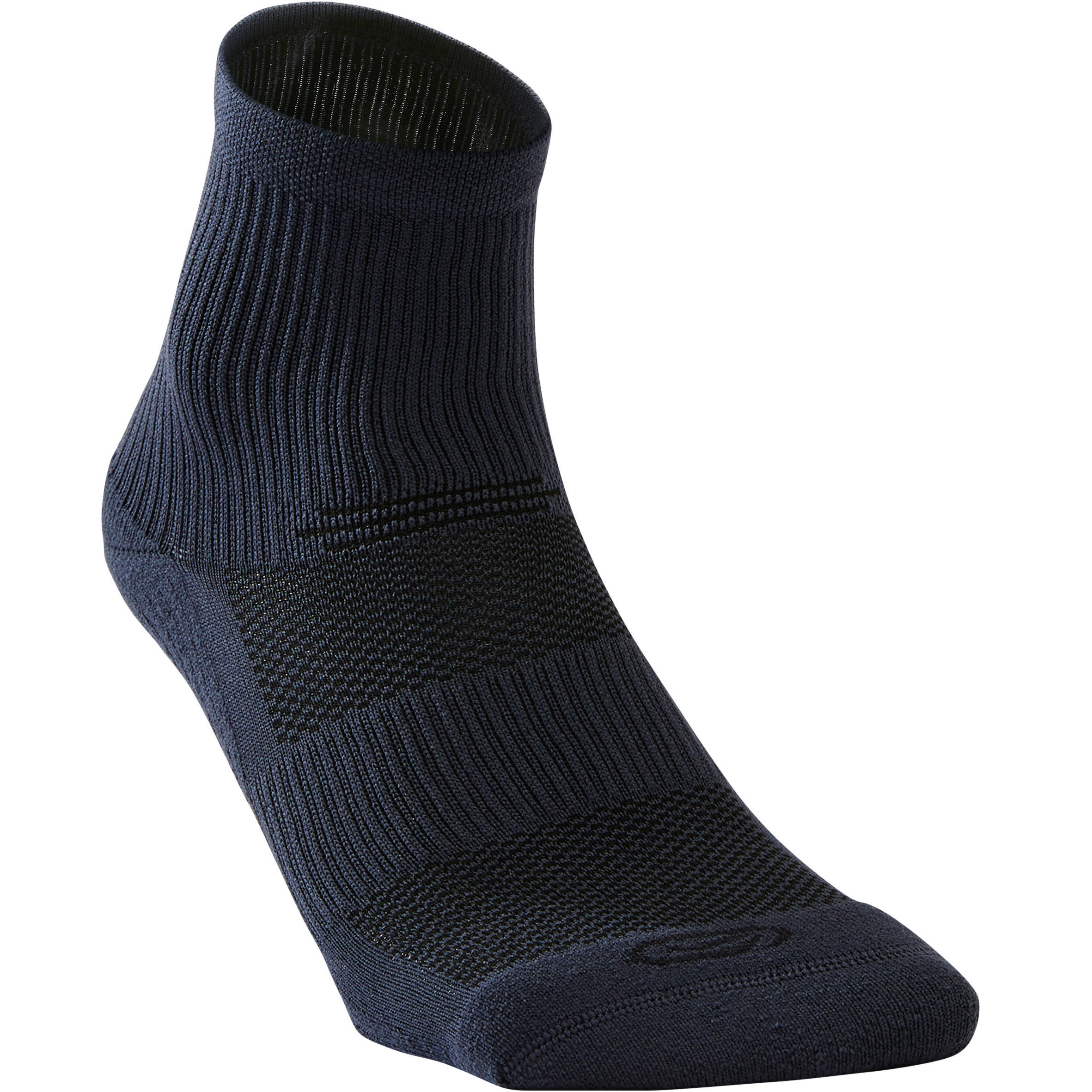 Unisex Running Crew Socks 2 Pack Navy