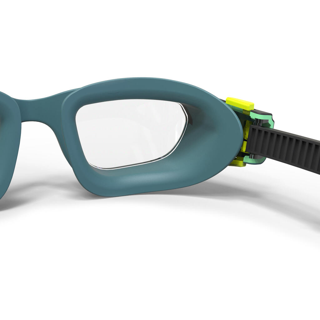 Lunettes De Natation SPIRIT - Verres Clairs - Petite Taille - Bleu Mauve