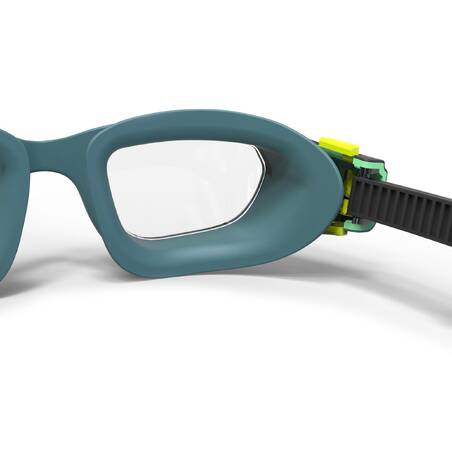 Kids' Swimming Goggles Clear Lenses SPIRIT Black / Blue