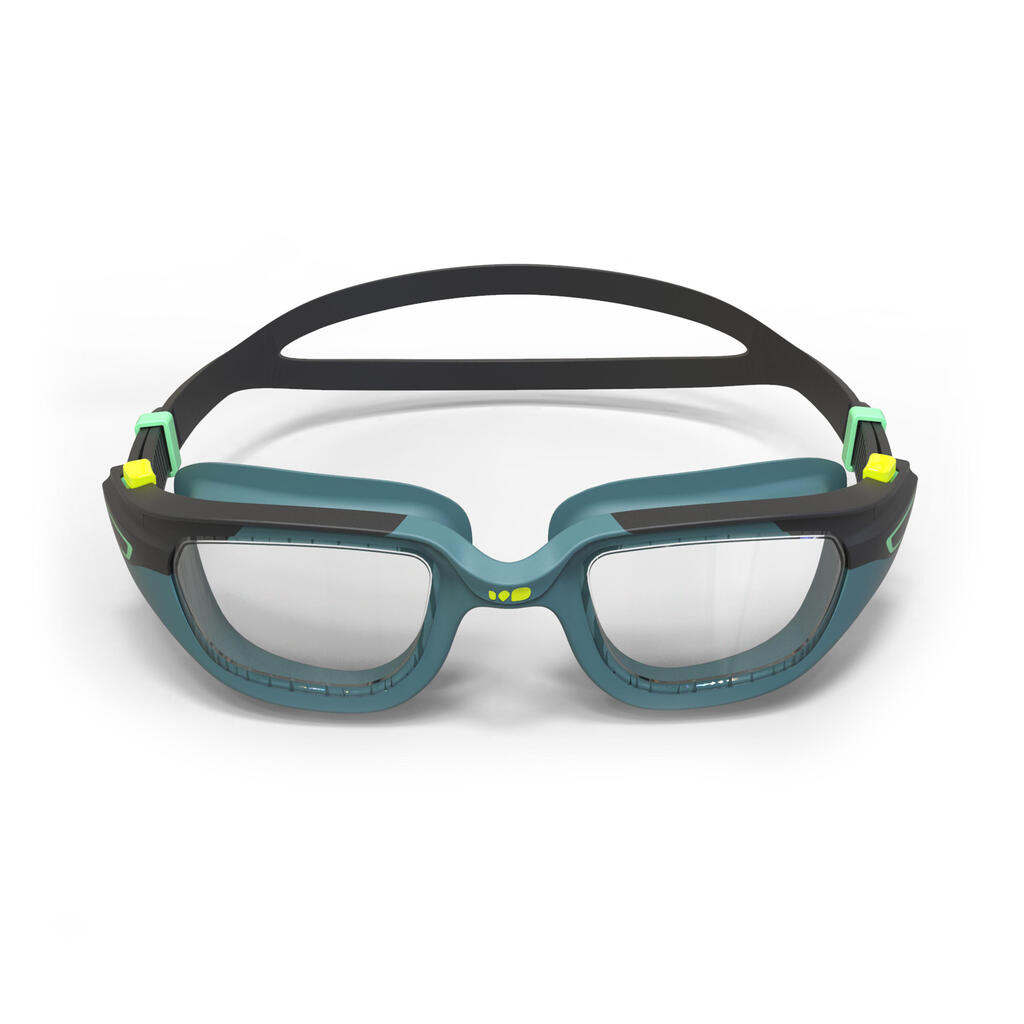 Lunettes De Natation SPIRIT - Verres Clairs - Petite Taille - Bleu Mauve