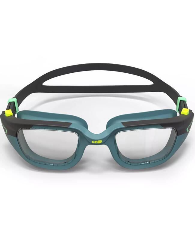 Schwimmbrille 500 Spirit S klar blau/schwarz 