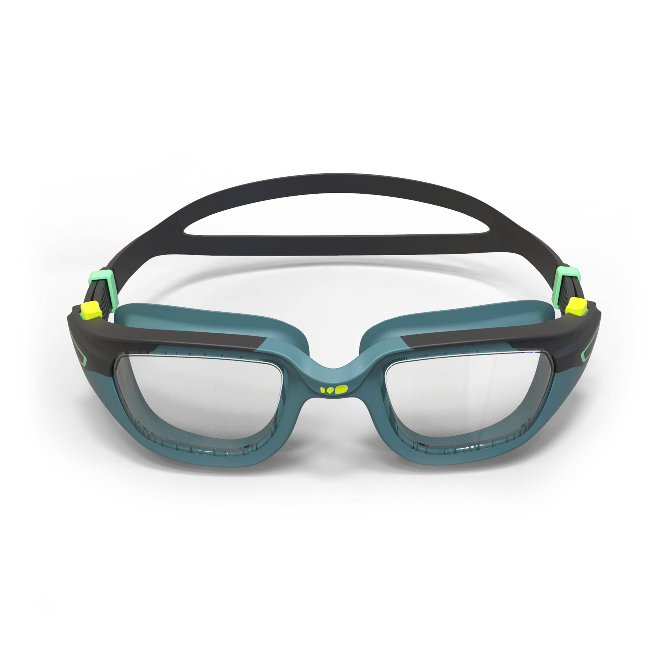 Kids Swimming Goggles UV Protection Anti Fogging Clear Lenses Spirit Black Blue -  4