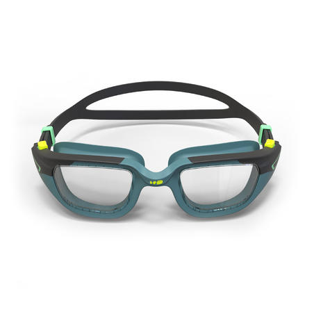 Lunettes de Natation Enfants Verres Clairs SPIRIT Noir Bleu