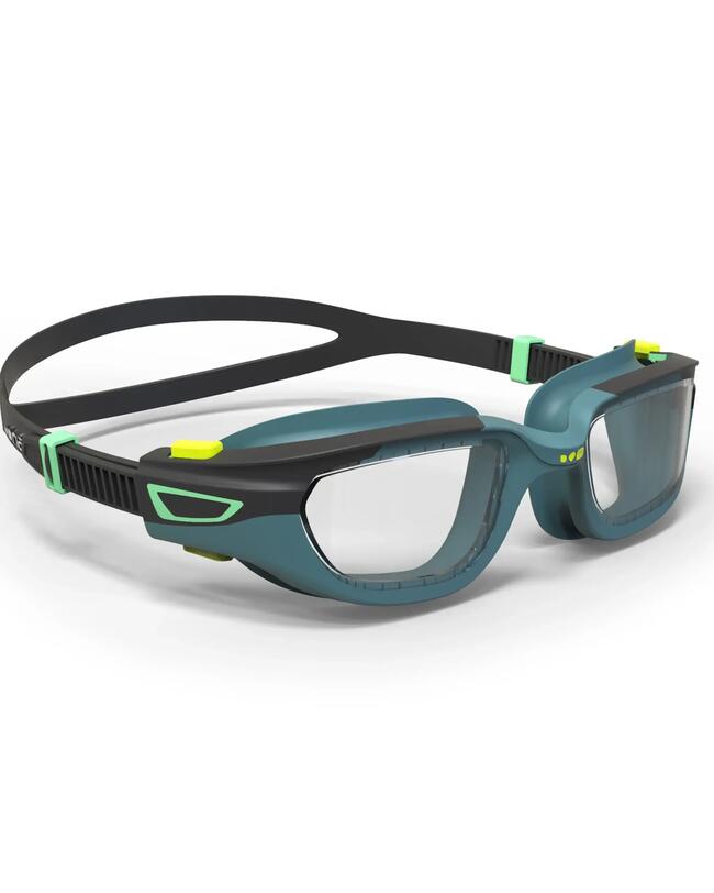 Schwimmbrille 500 Spirit S klar blau/schwarz 