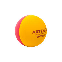 Pelote Ball cross Rose/Jaune