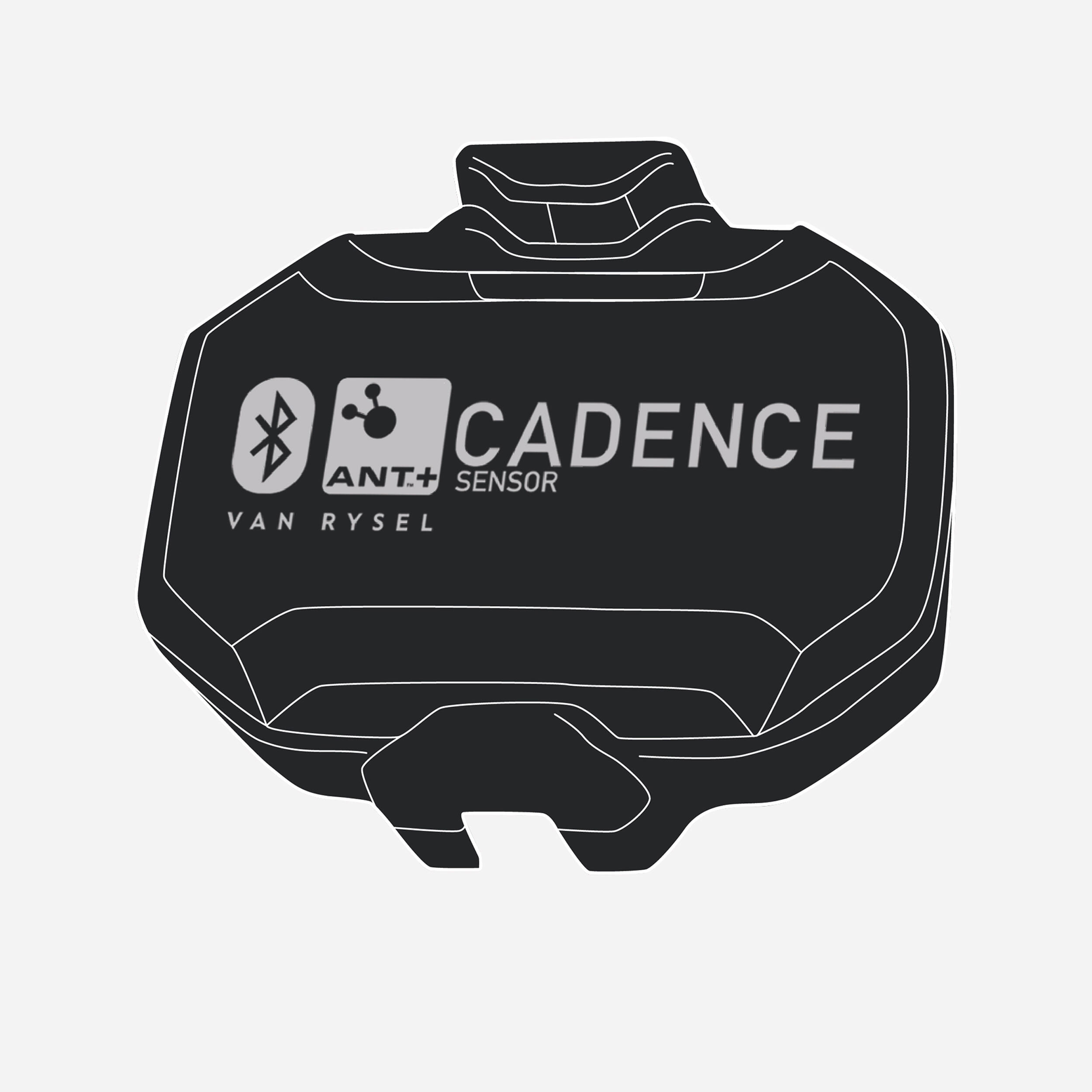 CAPTEUR DE CADENCE SANS AIMANT (ANT+/BLUETOOTH SMART) VAN RYSEL