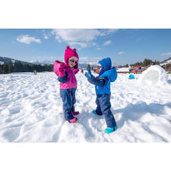 Combinaison Ski Bebe Xwarm Pull N Fit Rose Et Bleue Lugik Decathlon