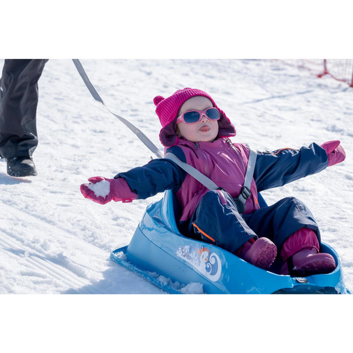 Moufles De Ski Luge Bebe Warm Bleues Lugik Decathlon