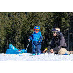 Combinaison Ski Bebe Xwarm Pull N Fit Rose Et Bleue Lugik Decathlon