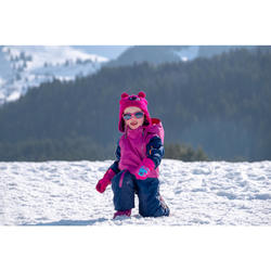Moufles De Ski Luge Bebe Warm Bleues Lugik Decathlon
