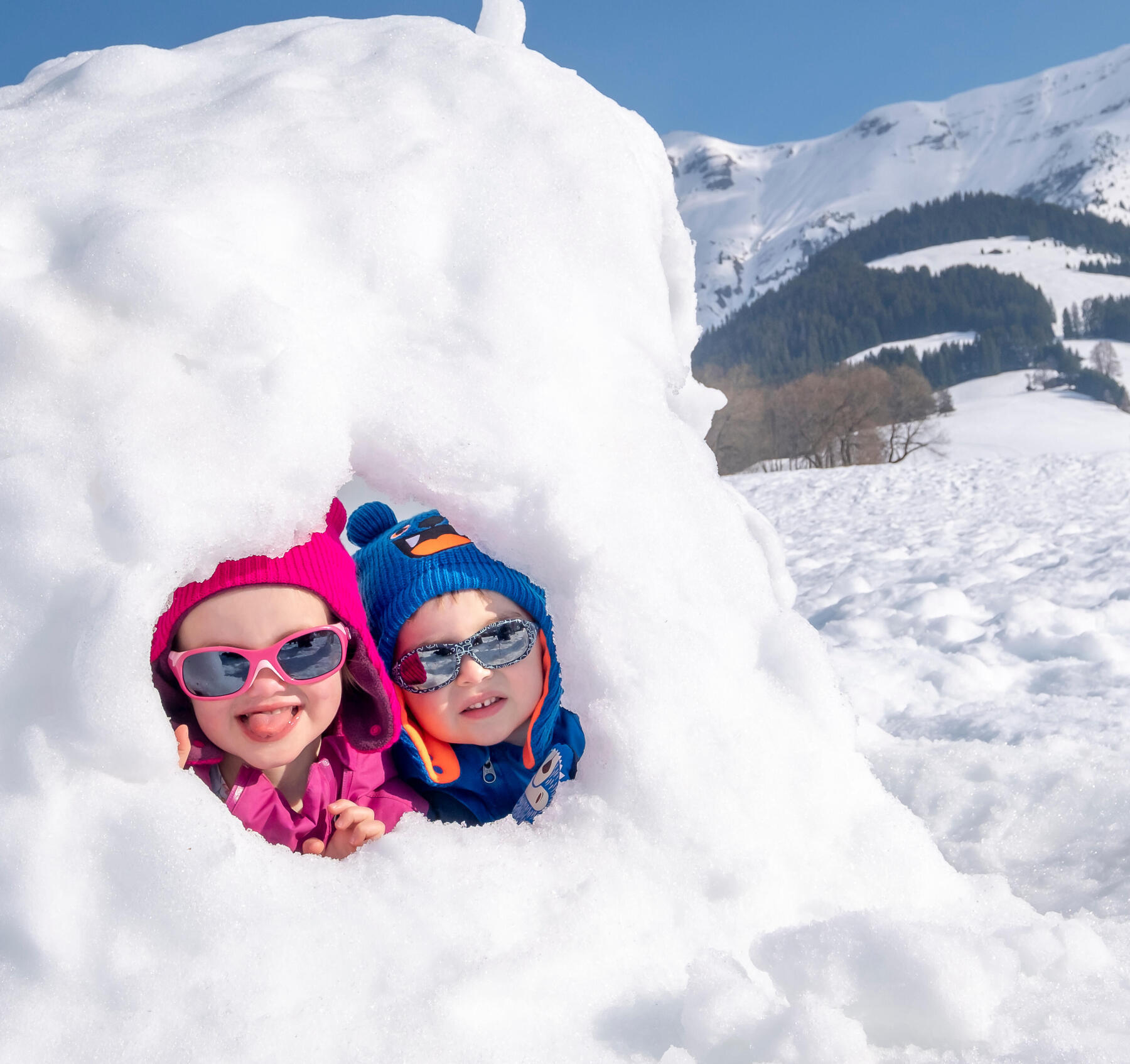 7 atividades para um bebé na neve