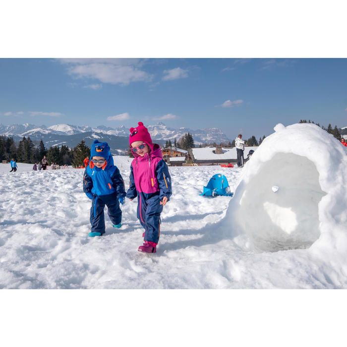 Moufles De Ski Luge Bebe Warm Bleues Lugik Decathlon Moufles De Ski Luge Bebe Warm Bleues Lugik Decathlon