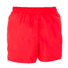 Men Swimming Shorts 100 Basic Red Black