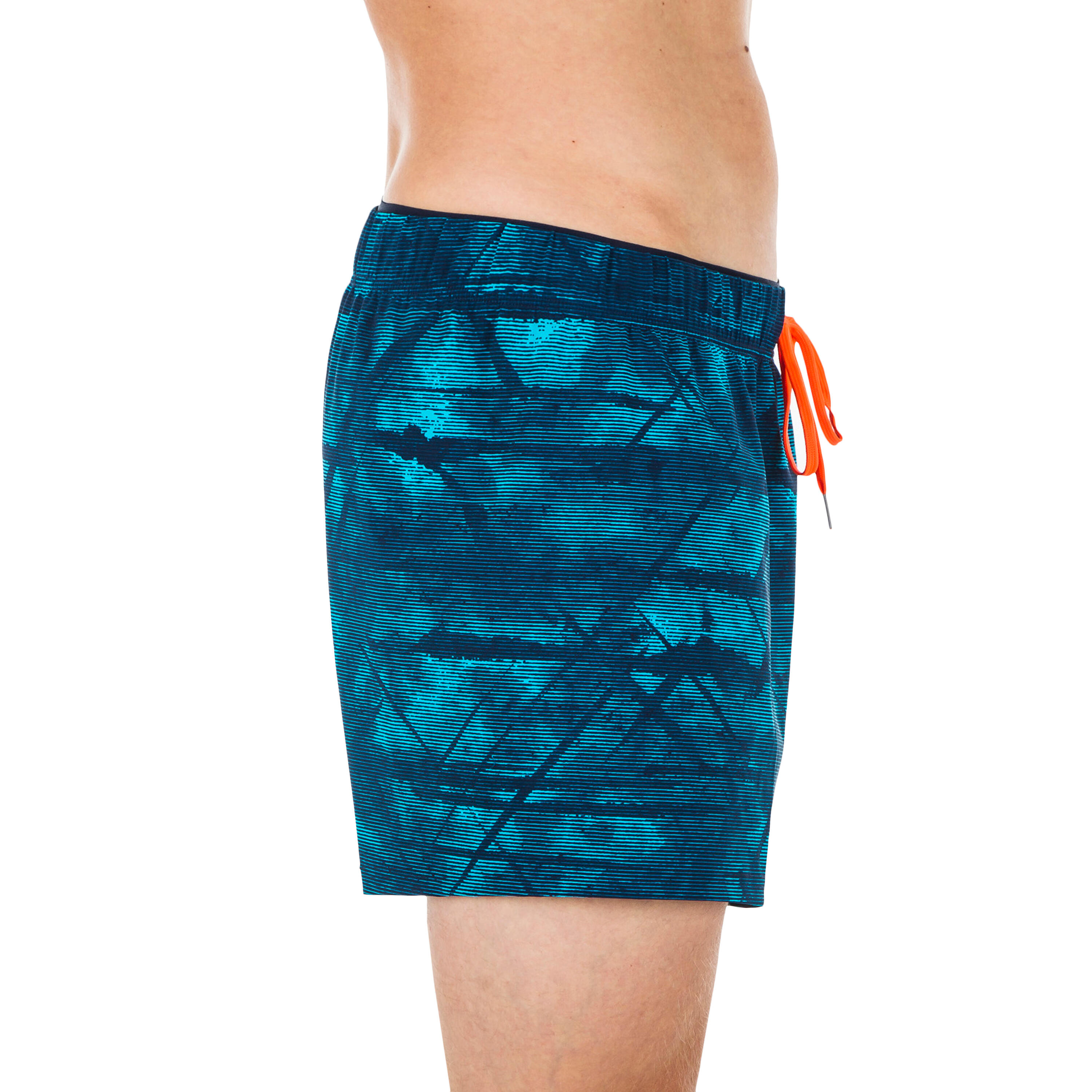 Pantaloneta Corta Natación Swimshort 100 Tex Hombre Azul - Decathlon