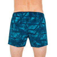 Pantaloneta Corta Natación Swimshort 100 Tex Hombre Azul 