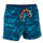 Плавки-шорты короткие мужские с принтом сине-оранжевые 100 TEX Nabaiji