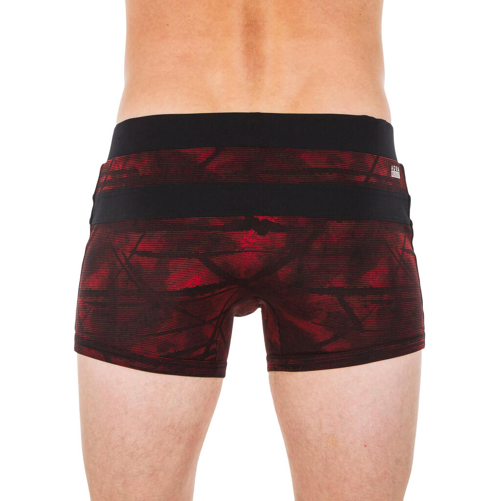 Badehose Boxer 100 Pool Tex Herren rot