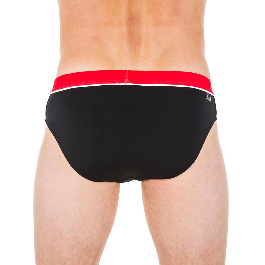 Men’s swimming briefs - Briefs 100 Pep - Blue Black