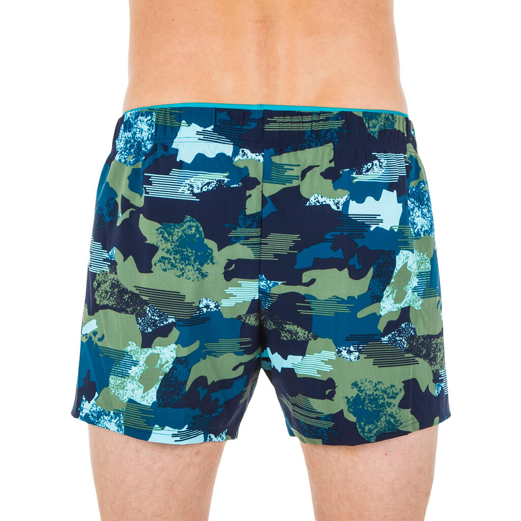 Schwimmshorts Herren kurz - Swimshort 100 Cali rot/schwarz 