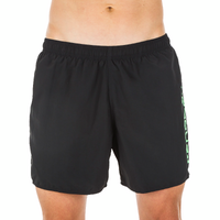 Short De Bain Natation Homme - Swimshort 100 Basic - Noir Vert