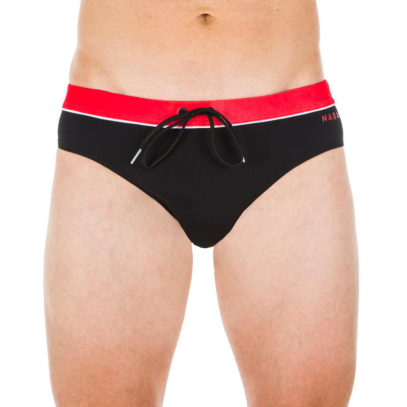 mens red swim briefs