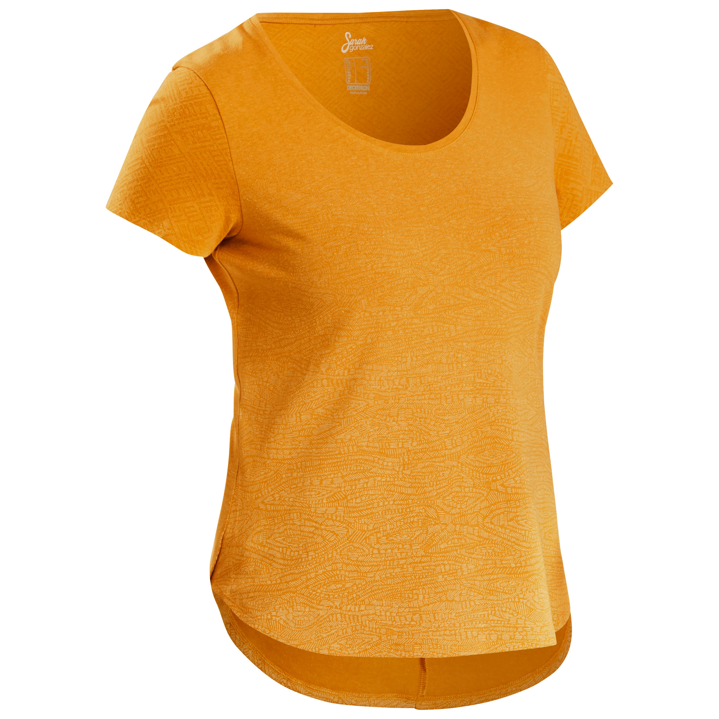 T shirt orange hotsell femme decathlon
