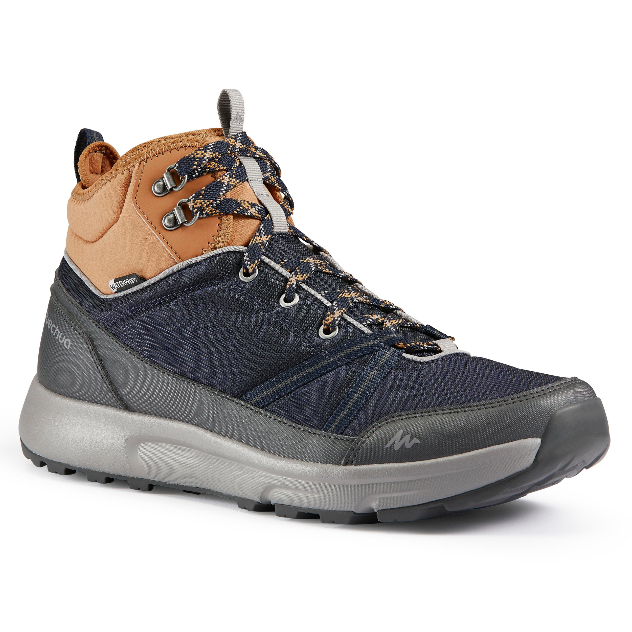 Botas de monta a y trekking impermeables Hombre Quechua NH150 mid