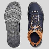 Vyriški neperšlampami žygių batai „NH150 Mid“, mėlyni