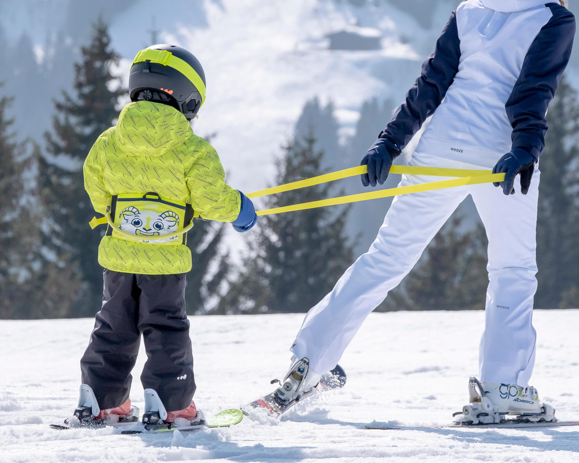 Com que idade pôr skis nos pés das crianças
