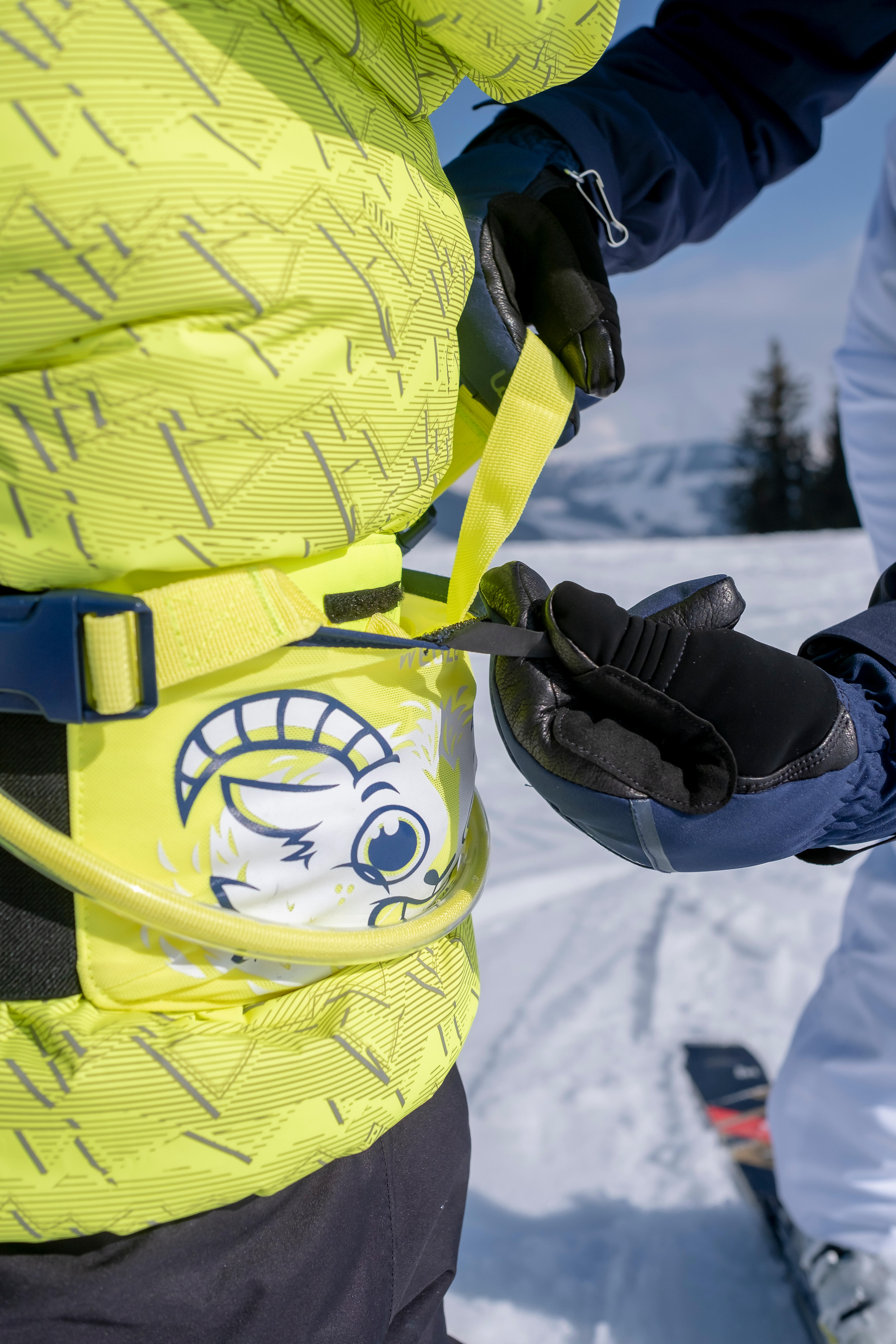 HIDEWALKER Harnais Ski Enfant Débutant Sac à Dos D'entraînement de