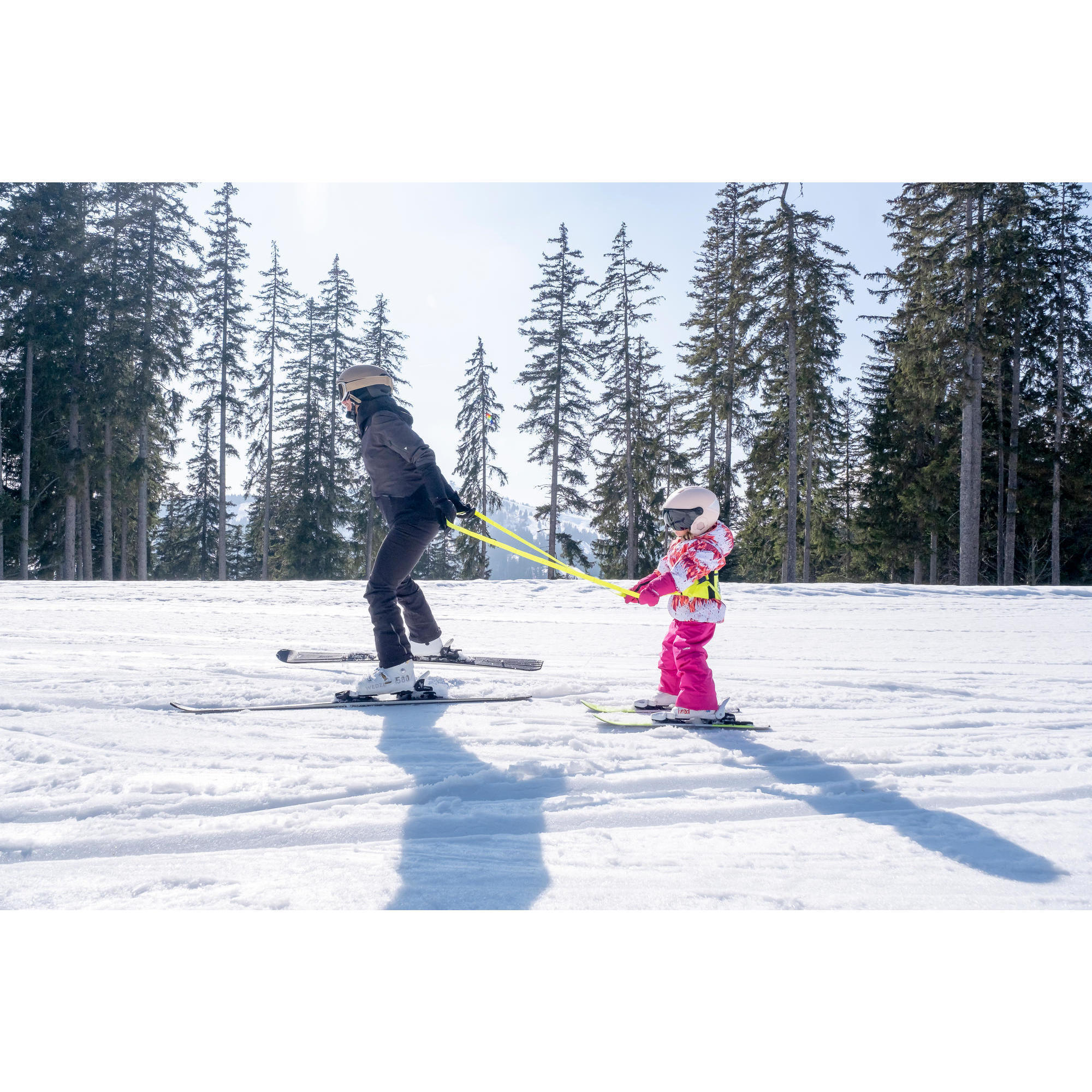 KIDS' BEGINNER SKI HARNESS SKIWIZ 100 