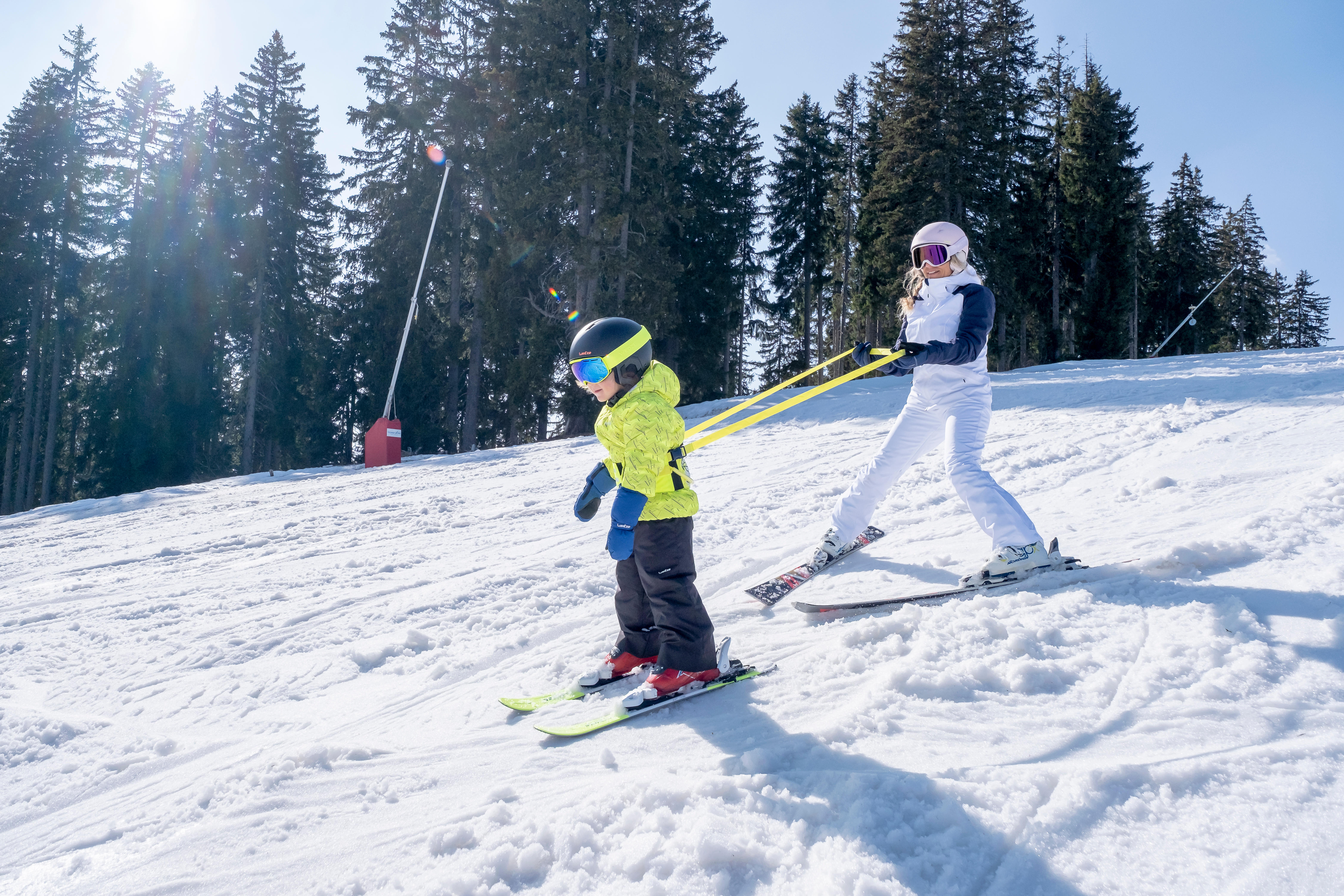 Harnais de ski pour enfants Harnais d'épaule de ski pour enfants avec  laisse réglable Harnais d'entraînement de patinage A8412 - Cdiscount Sport