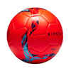 Futbalová lopta F500 Hybrid veľkosť 5 červeno-modrá