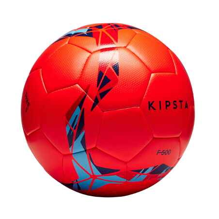 Hibridinis „F500“ futbolo kamuolys, 5 dydis, raudonas ir mėlynas