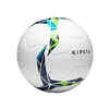 Futbalová lopta F500 Hybrid veľkosť 4 bielo-modro-zelená